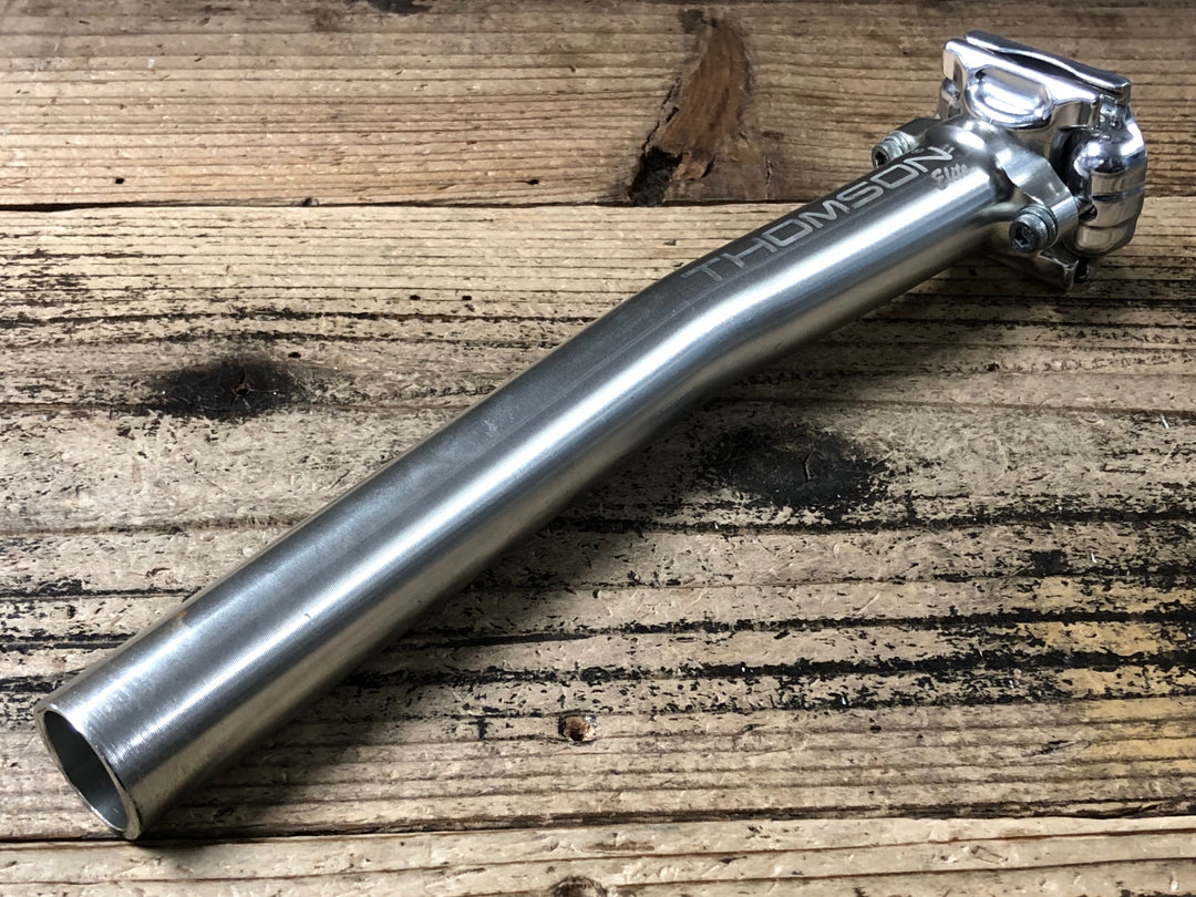 JS037 トムソン THOMSON エリート Elite アルミ シートポスト シルバー Φ27.2 250mm 16㎜オフセット