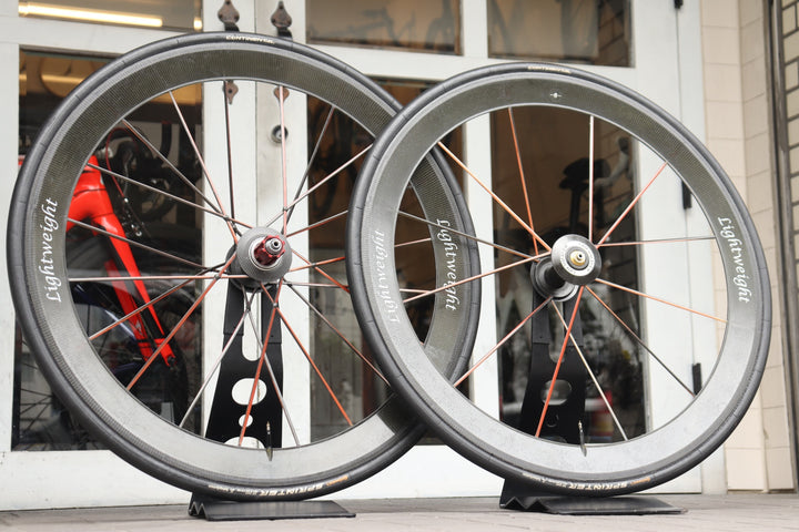 【訳あり】 ライトウェイト LIGHTWEIGHT オーバーマイヤー OBERMAYER G2 カーボン チューブラー ホイールセット カンパニョーロ 11/12S 【横浜店】