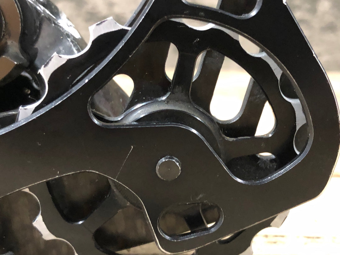 JU386 カンパニョーロ CAMPAGNOLO スーパーレコード SUPER RECORD 11 リアディレイラー  社外製ビッグプーリー ※プーリー軸ボルト加工品