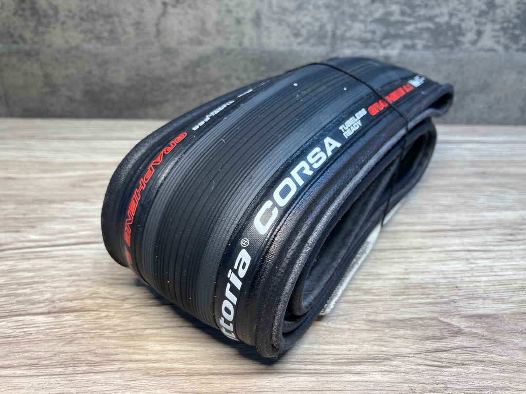 JK155 ヴィットリア vittoria コルサ CORSA GRAPHENE 2.0 チューブレスレディ タイヤ 700x25c 未使用