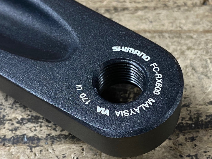 JR718 シマノ SHIMANO GRX FC-RX600 クランクセット 46/30T 170mm 2x10S