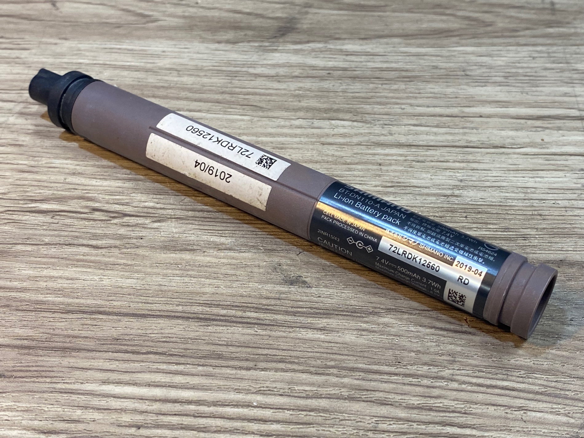 JQ396 シマノ SHIMANO BT-DN110-A ビルトインバッテリー Di2 動作確認