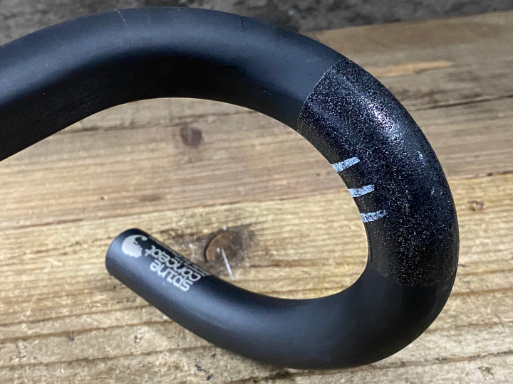 KH822 フィジーク fizik CYRANO 00 カーボン ドロップハンドル ブラケットC-C400mm Φ31.8 ※クランク部凹みのためジャンク