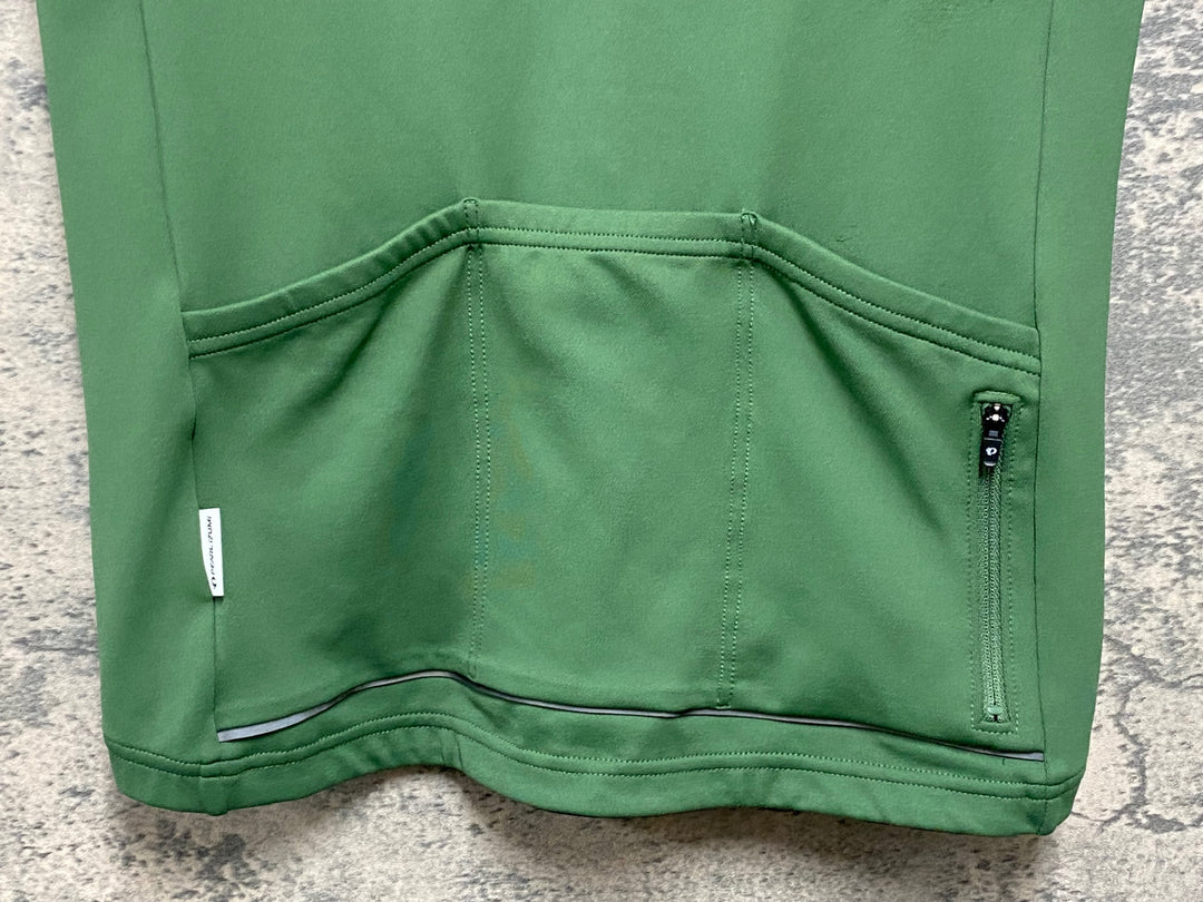 KJ157 パールイズミ PEARL iZUMi 半袖 サイクルジャージ 緑 MEN'S XL