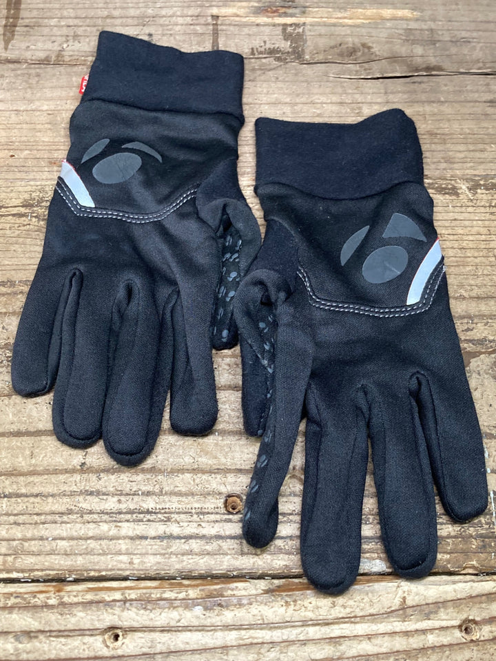 JE130 ボントレガー BONTRAGER サイクルグローブ 裏起毛 黒 S/M