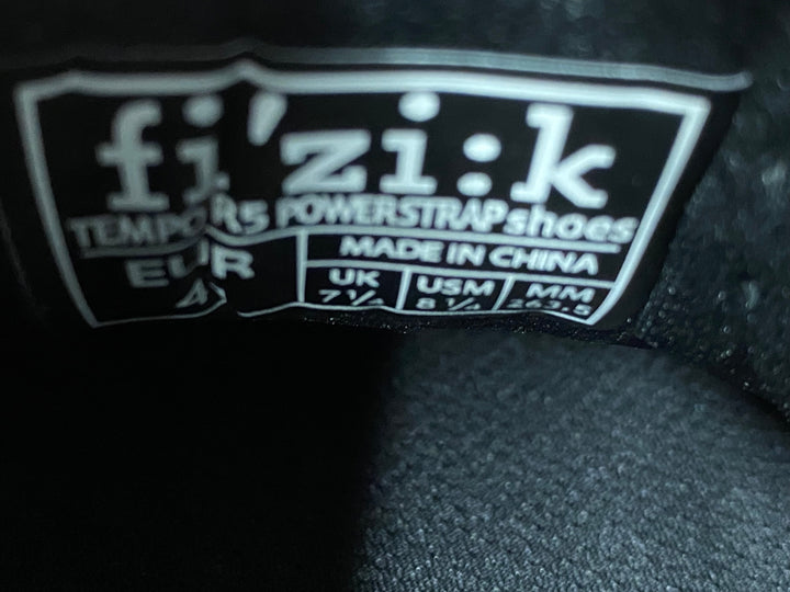 JZ686 フィジーク fizik TEMPO R5 POWERSTRAP shoes ビンディングシューズ 3穴 紺 EU41 未使用品