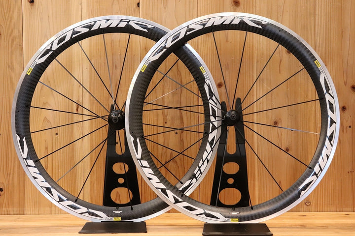 マヴィック MAVIC コスミック COSMIC CARBON SLS アルミ カーボン クリンチャー ホイールセット シマノ 11S/12S ナローリム 13C 【芦屋店】