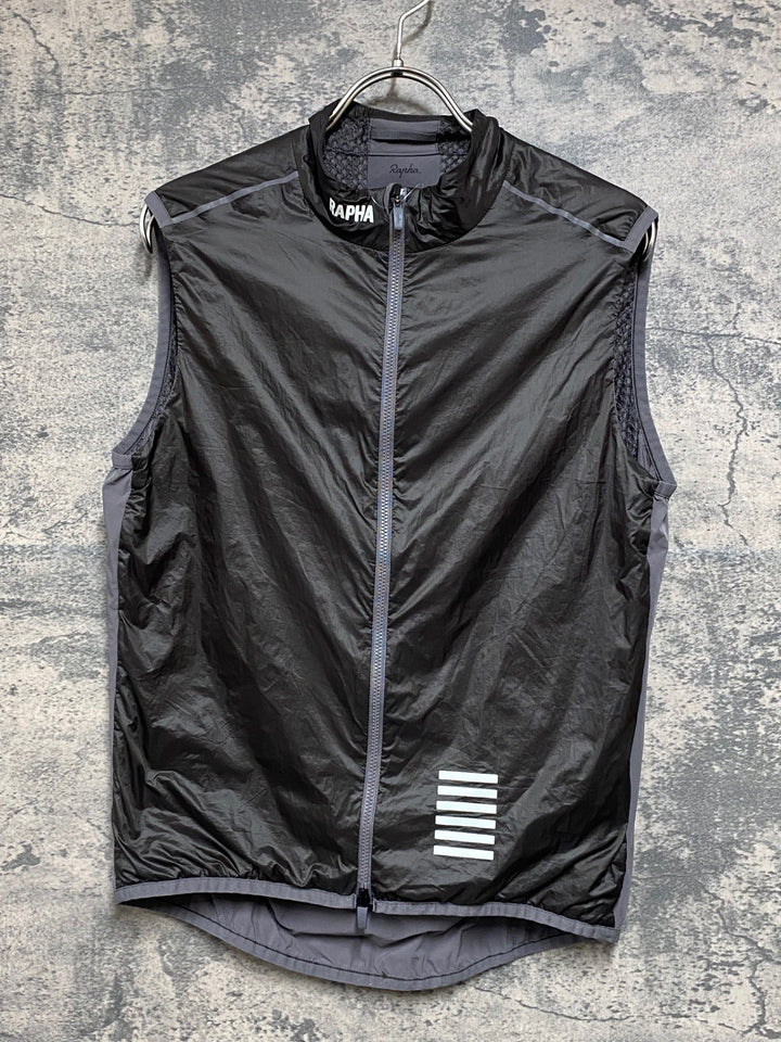 KG514 ラファ Rapha PRO TEAM INSULATED GILET ジレ サイクルベスト グレー M