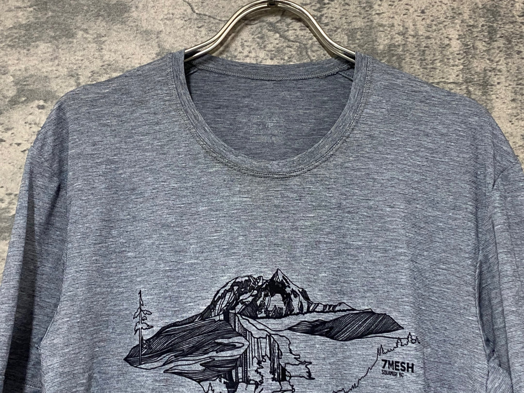 KK250 セブンメッシュ 7MESH Hommes 半袖 Tシャツ グレー S