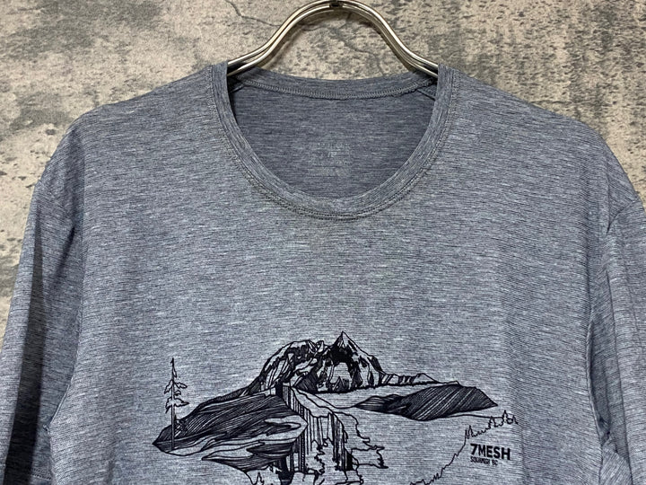 KK250 セブンメッシュ 7MESH Hommes 半袖 Tシャツ グレー S