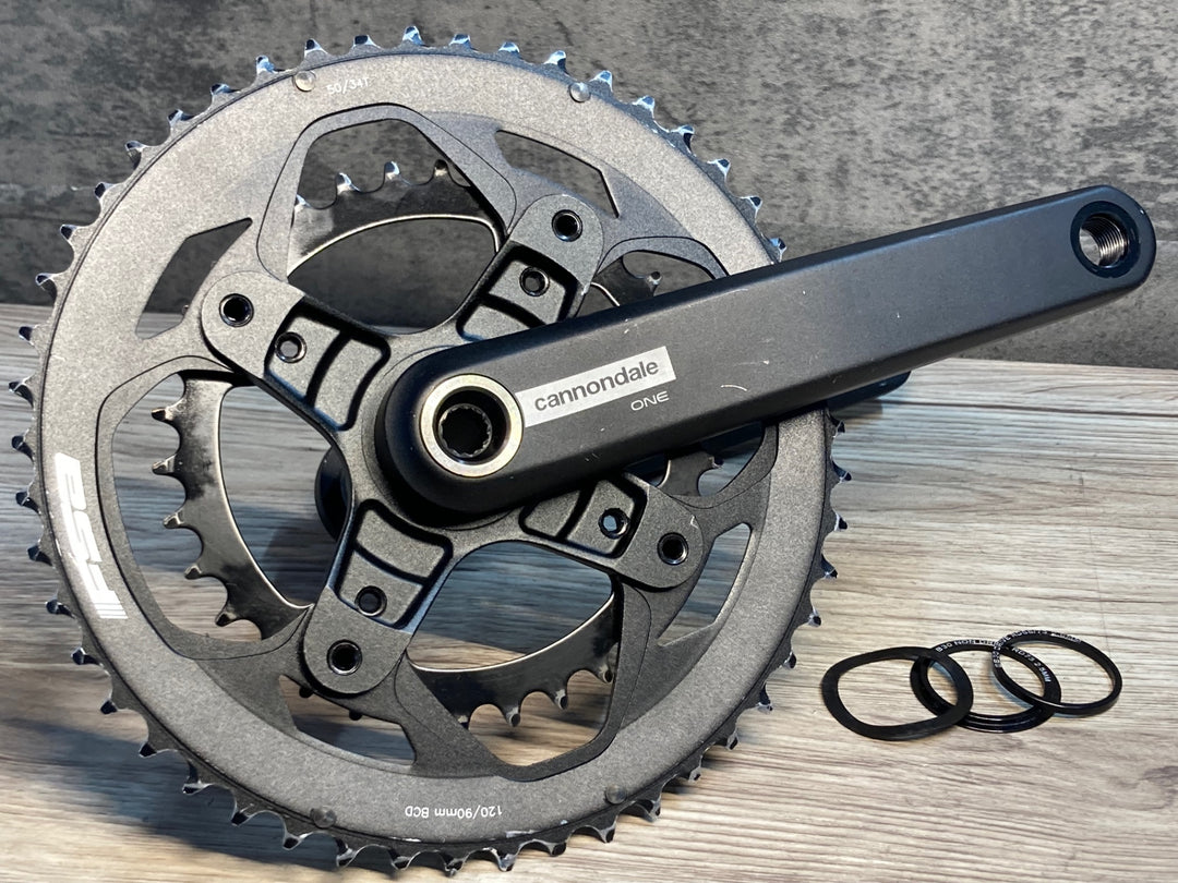 JB226 キャノンデール CANNONDALE ワン ONE クランクセット 50/34T 172.5mm