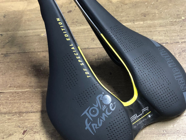 KL921 セライタリア selle italia SLR SUPER FLOW BOOST TDF SPECIAL EDITION サドル MANGANESEレール 145mm