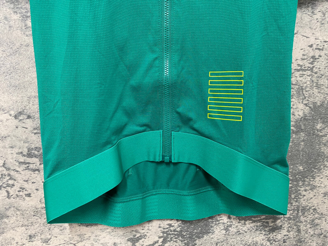 JI685 ラファ Rapha PRO TEAM TRAINING JERSEY 半袖 サイクルジャージ 緑 S