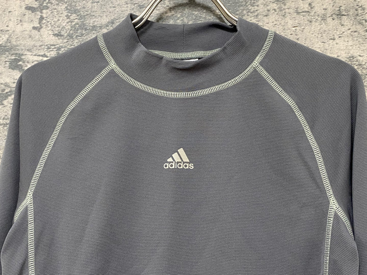 KA112 アディダス adidas 長袖 レイヤー シャツ グレー M