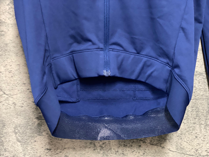 JE225 ラファ Rapha MEN'S LONG SLEEVE CORE JERSEY 長袖 サイクルジャージ ネイビー S 裏起毛