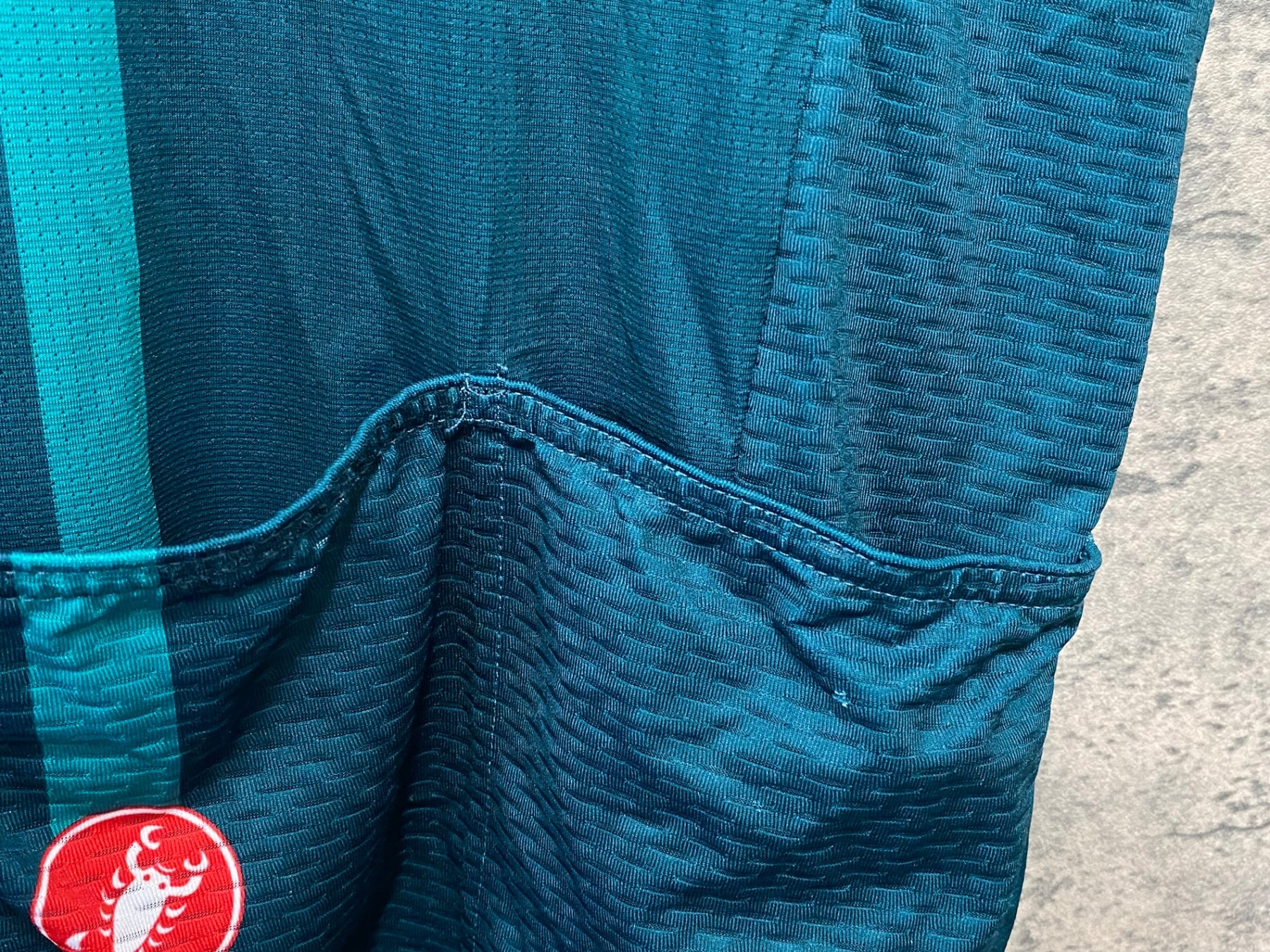 JT817 カステリ CASTELLI 半袖 サイクルジャージ 白 青 緑 L – BICI