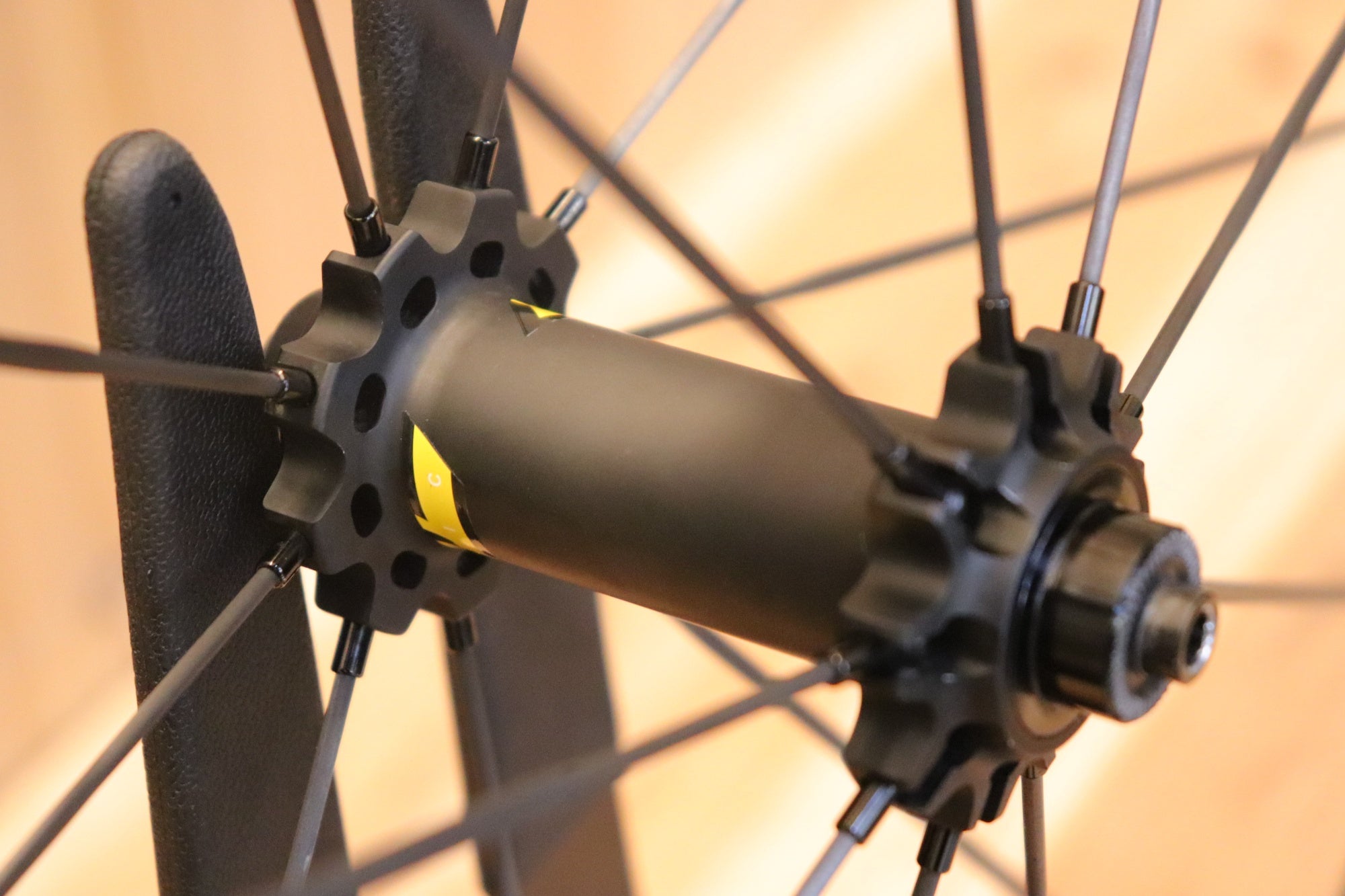 「美品」ELITEWHEELS　DRIVE　40V　クリンチャー「リアのみ」 Drive 40V リムブレーキロードカーボンスポークホイールセット