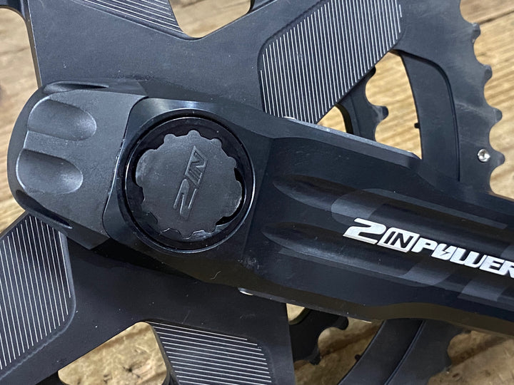 KN043 ローター ROTOR 2IN POWER パワーメーター クランクセット 50/34T 165mm 11S 通信確認済み 充電ケーブル付属