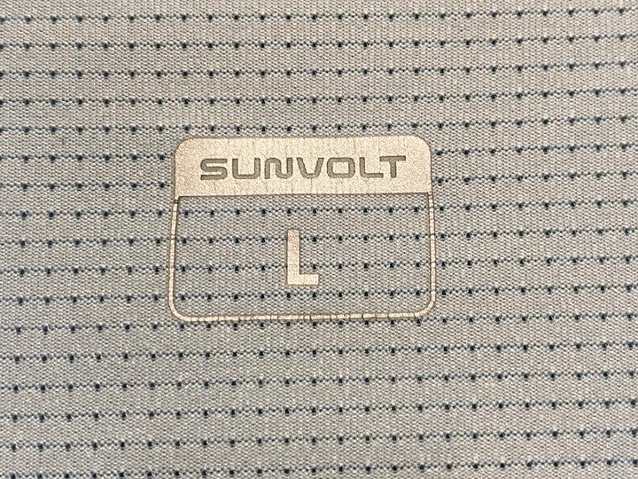 JN239 サンボルト SUNVOLT 長袖 サイクルジャージ エアロ 紺水色 L