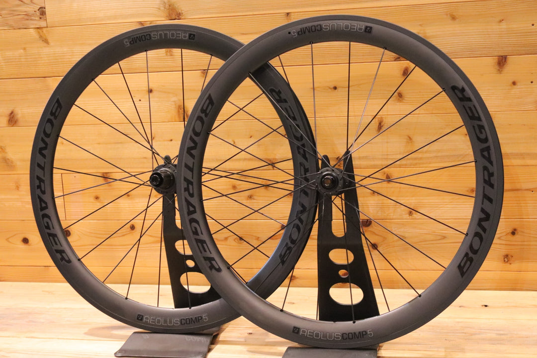 ボントレガー BONTRAGER アイオロス コンプ AEOLUS COMP 5 TLR DISC シマノ 11S/12S アルミ/カーボン チューブレスレディ ロードバイク ホイールセット 【広島店】
