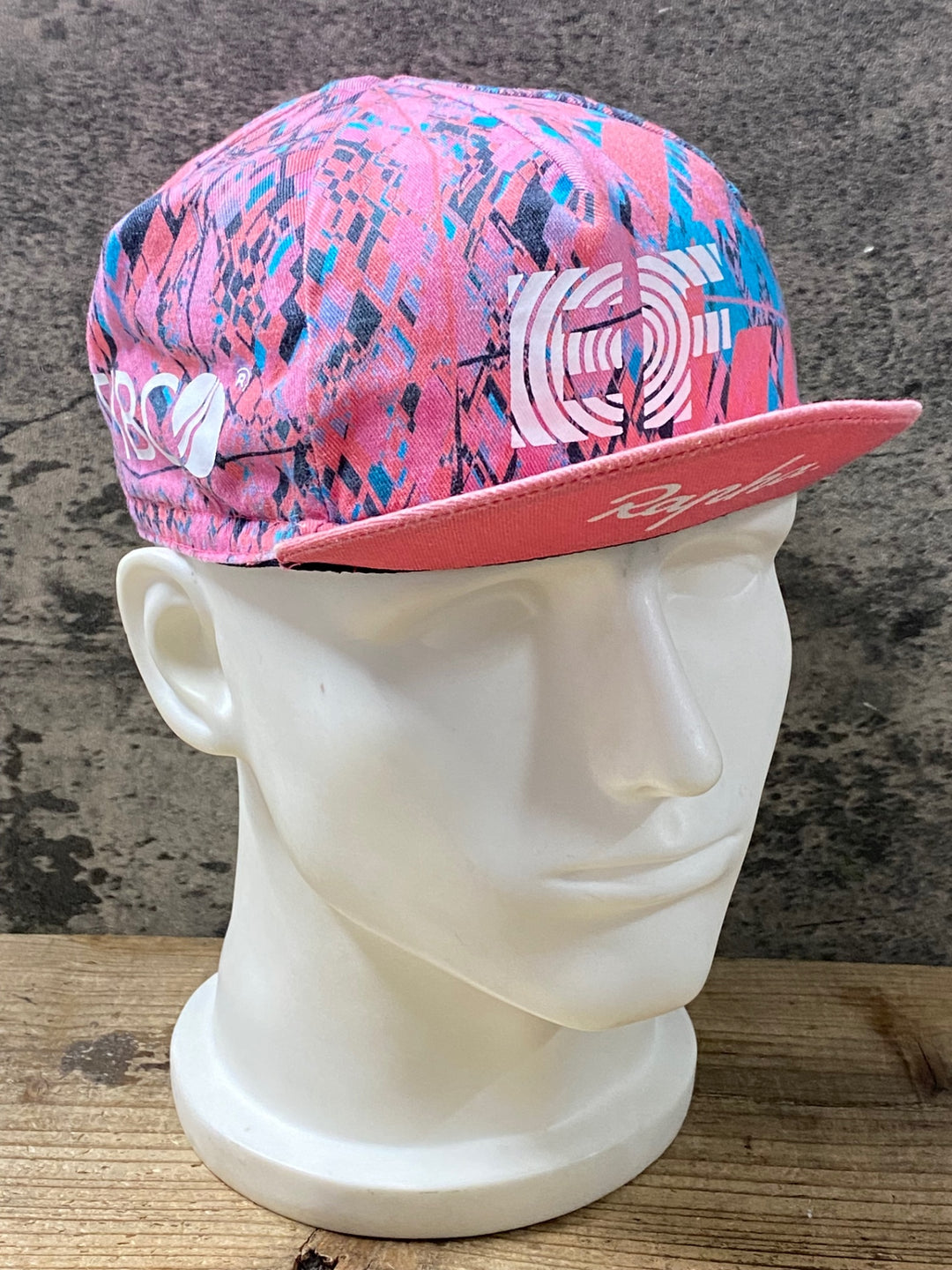 KH656 ラファ Rapha EF EDUCATION TIBCO-SVB CAP サイクルキャップ ピンク ※タグカット