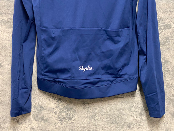 KJ128 ラファ Rapha MEN'S CORE THERMAL LONG SLEEVE JERSEY 長袖 サイクルジャージ ネイビー M