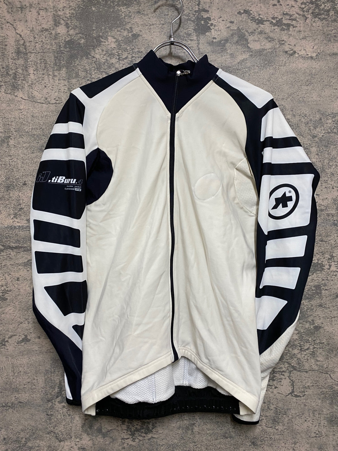 KD685 アソス ASSOS iJ.tiBuru.4 長袖 サイクルジャージ 白 L 裏起毛