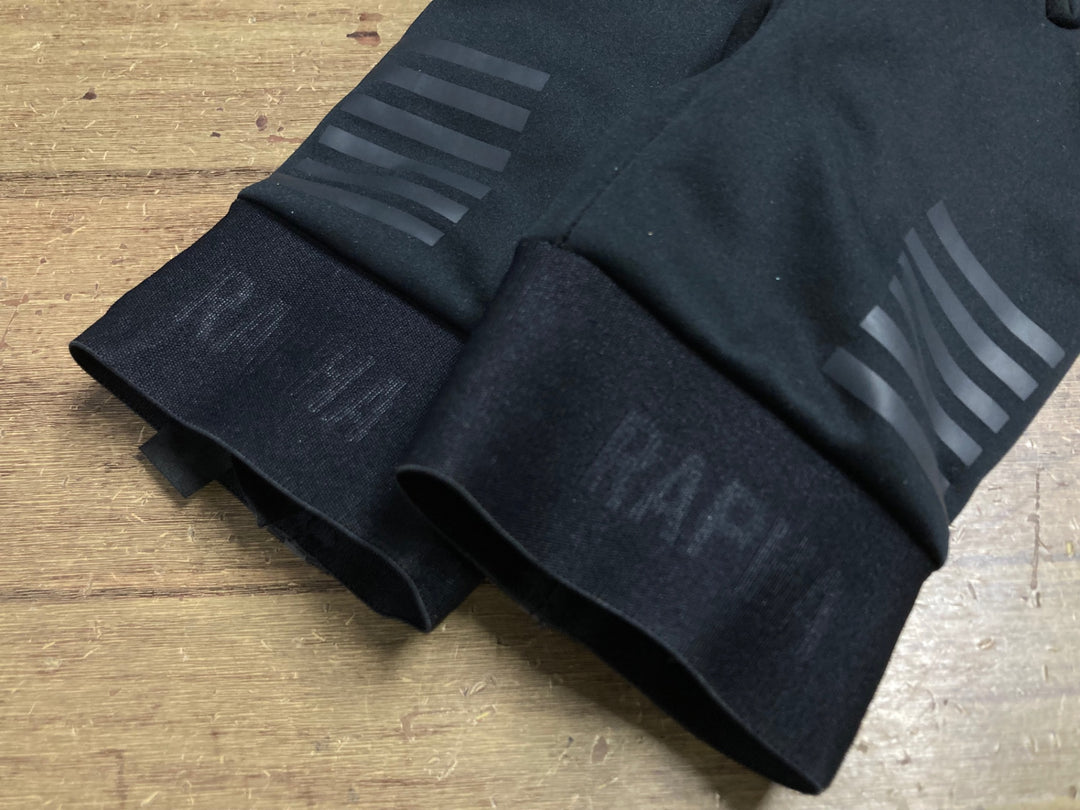 KD617 ラファ Rapha PRO TEAM WINTER GLOVES 長指 ウィンターグローブ 黒 サイズ不明 裏起毛