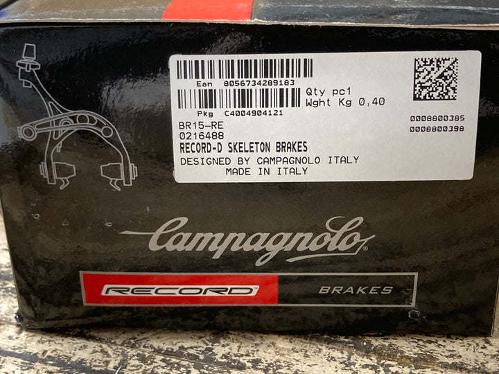 JR769 カンパニョーロ CAMPAGNOLO RECORD-D SKELETON BRAKES キャリパーブレーキ BR15-RE