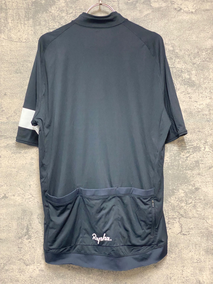 KC666 ラファ Rapha CORE JERSEY 半袖 サイクルジャージ 黒 XXL