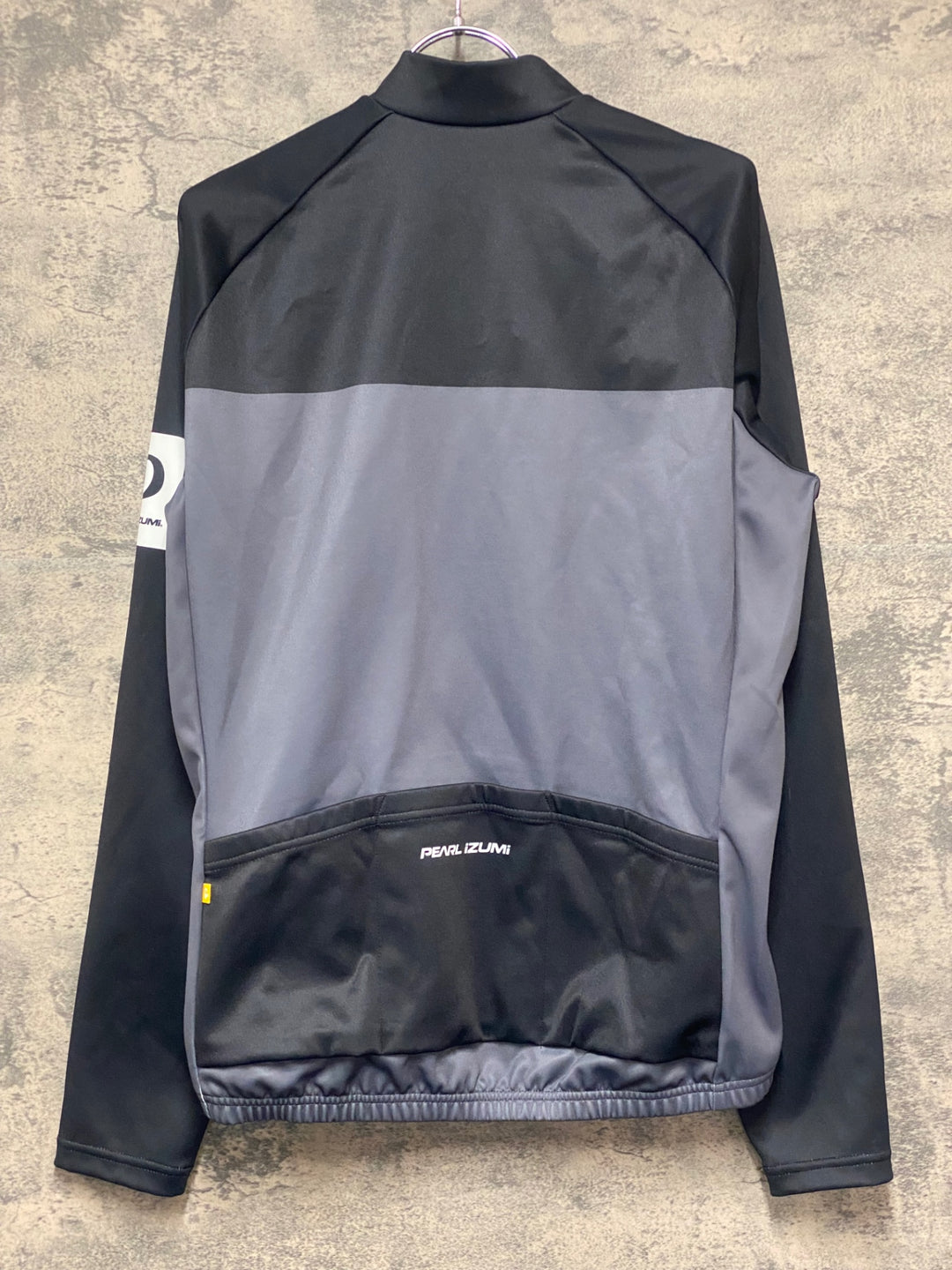 KL020 パールイズミ PEARL iZUMi 長袖 サイクルジャージ 黒 グレー XL 裏起毛