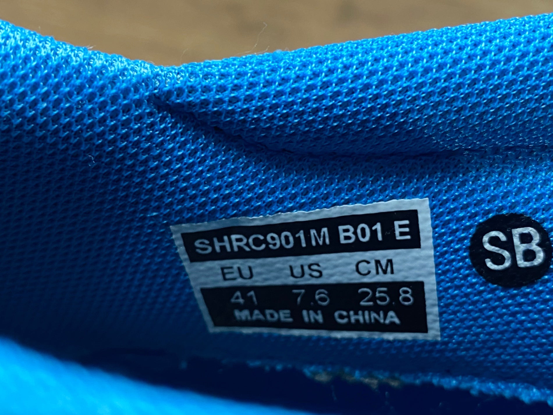 JW177 シマノ SHIMANO SHRC901M ビンディングシューズ SPD-SL EU41 青