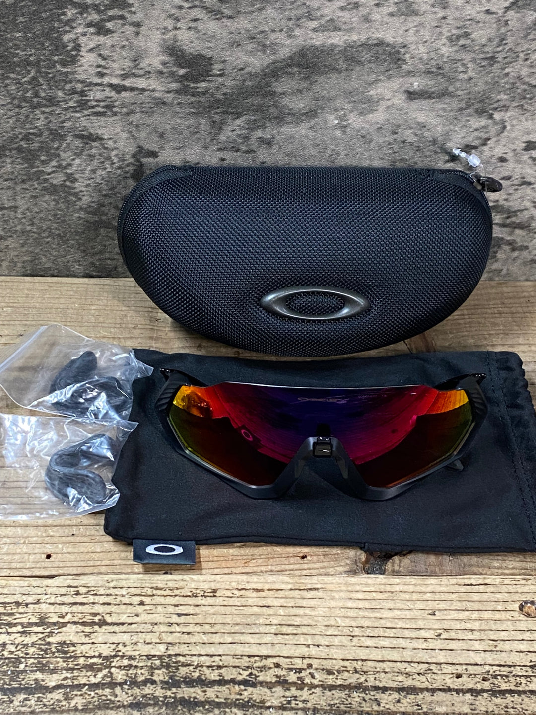 JP555 オークリー OAKLEY フライトジャケット FLIGHT JACKET サングラス アイウェア 黒 PRIZM