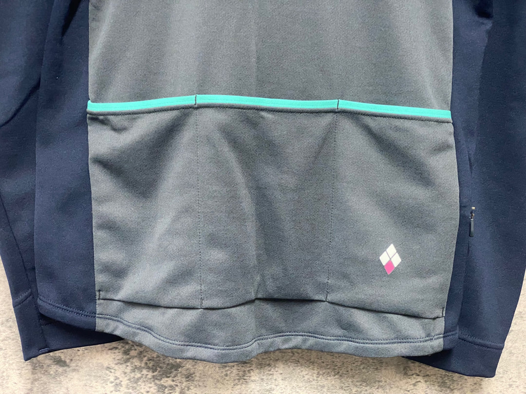 KG239 モンベル mont-bell 長袖 サイクルジャージ 濃紺 レディース XL