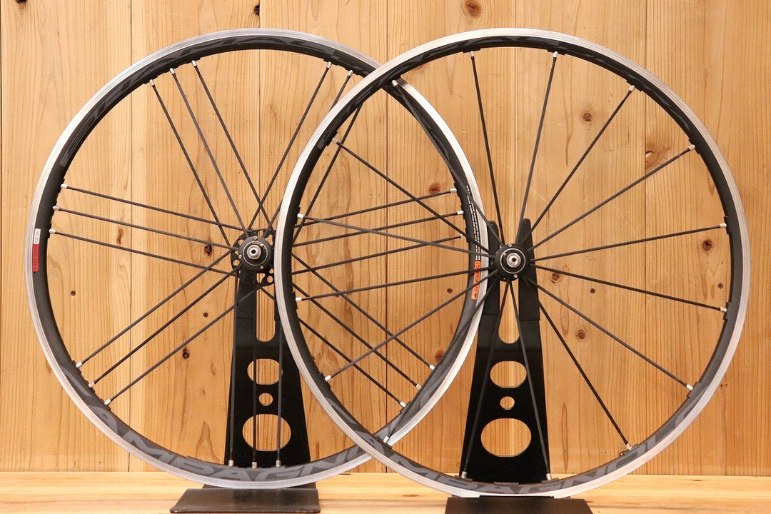 カンパニョーロ CAMPAGNOLO シャマル SHAMAL ULTRA アルミ クリンチャー ホイールセット シマノ 11S/12S ナローリム 15C 【芦屋店】