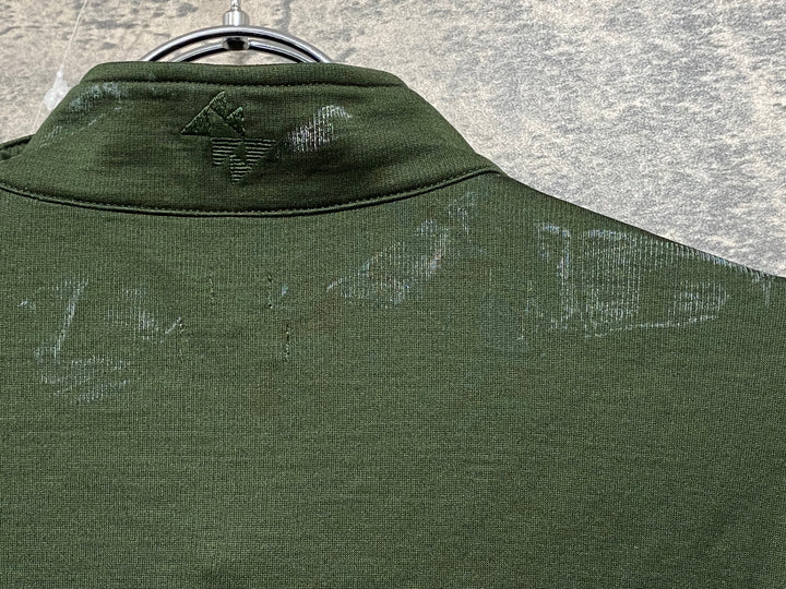 JV235 ラファ Rapha LOMBARDIA JERSEY 長袖 サイクルジャージ 深緑 ブラウン S