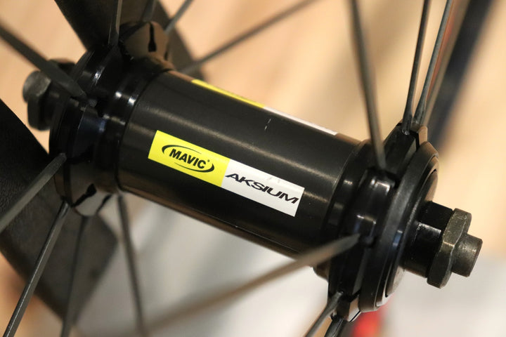 マヴィック MAVIC アクシウム AKSIUM アルミ クリンチャー ホイールセット シマノ11S/12S ナローリム 15C 【仙台店】