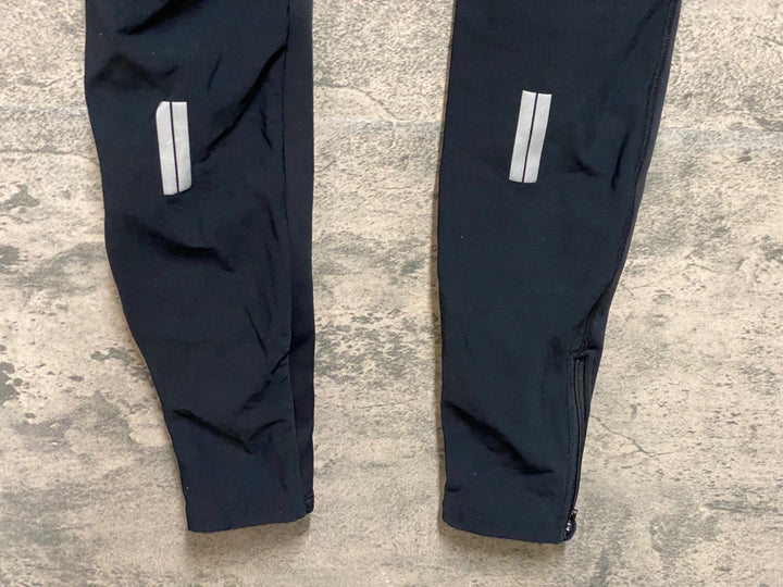 JQ089 シマノ SHIMANO 裏起毛 ビブタイツ 黒 L
