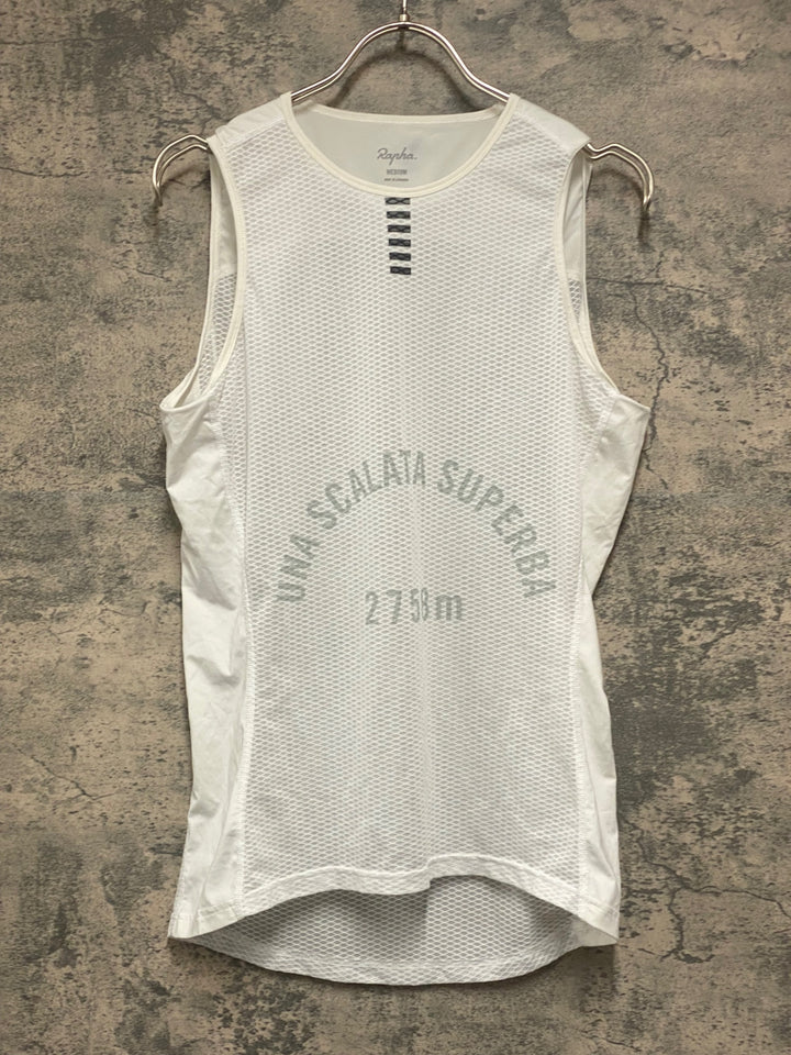 KE808 ラファ Rapha PRO TEAM ノーブリーブ ベースレイヤー 白 M