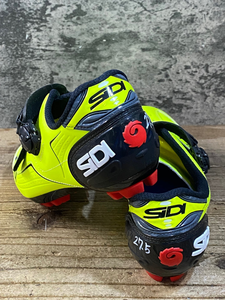KG380 シディ SIDI TRACE MTB ビンディングシューズ 黄 SPD EU45 ※ペン字あり
