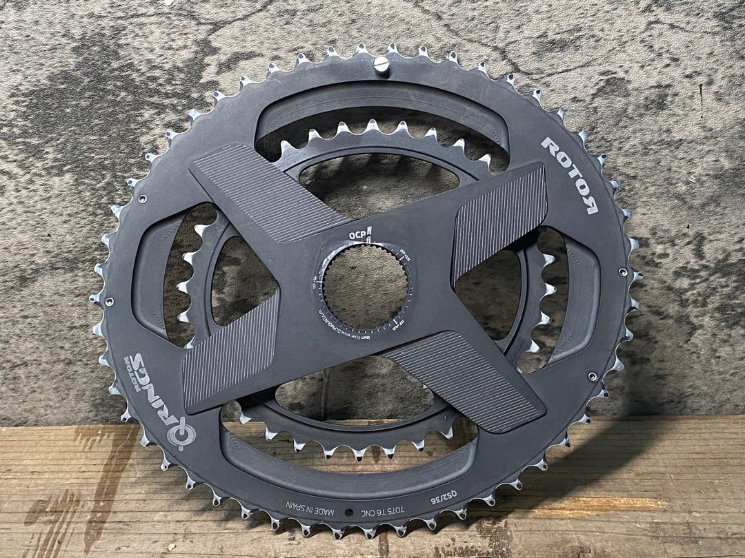 JA294 ローター ROTOR QRINGS チェーンリング 52/36T 11S ダイレクトマウント 楕円