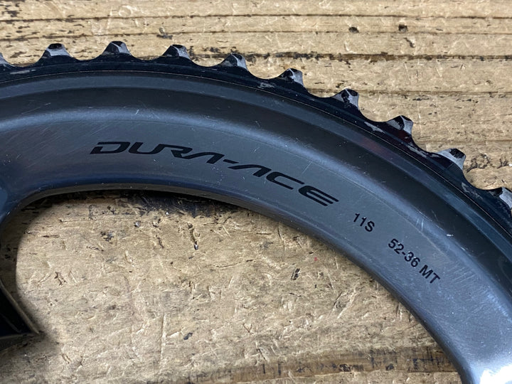 KM587 シマノ SHIMANO デュラエース DURA-ACE FC-R9100 チェーンリング 52/36T※ボルト欠品