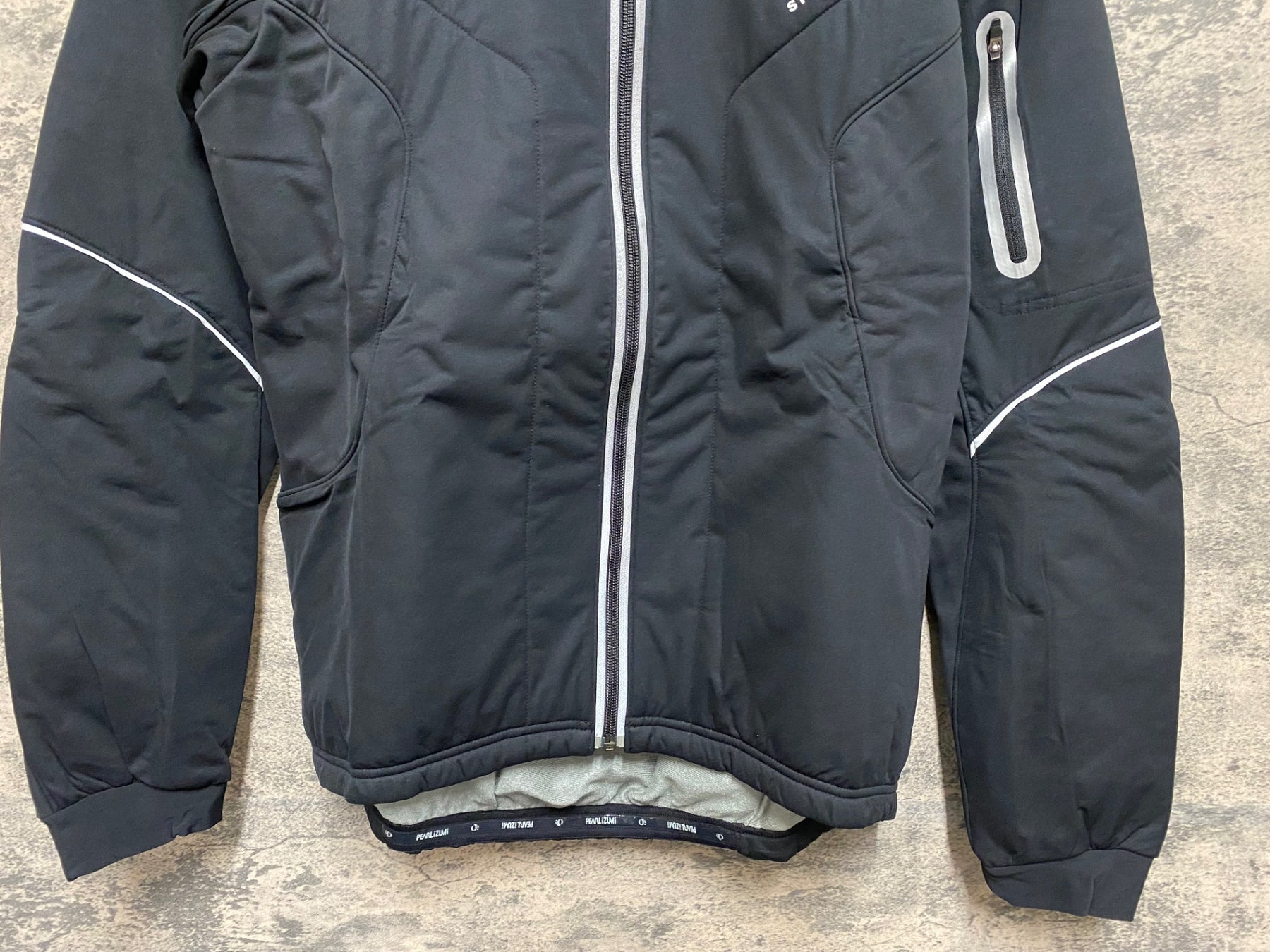 Pearl Izumi サイクルジャケット XL ブラック/ホワイト　冬用 JP986 パールイズミ PEARL iZUMi 長袖 サイクルジャケット 黒 XL 裏
