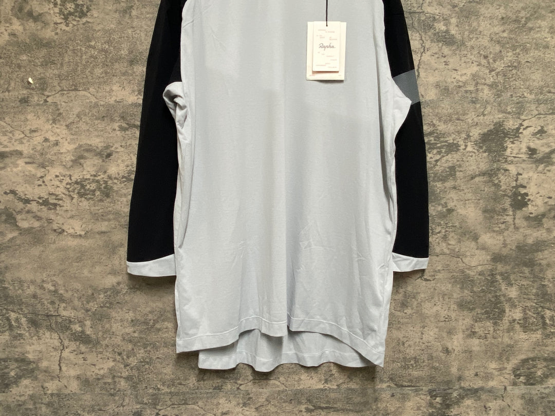 JH672 ラファ Rapha TRAIL 3/4 SLEEVE JERSEY シャツ グレー XXL