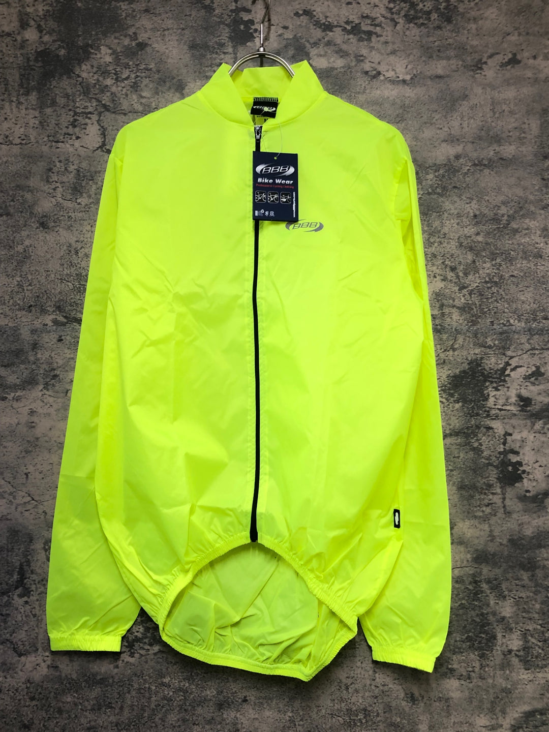 KL350 BBB cycling 長袖 レインジャケット 黄 M