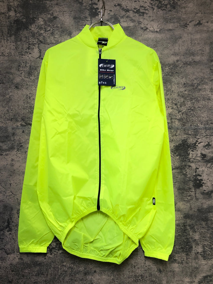 KL350 BBB cycling 長袖 レインジャケット 黄 M