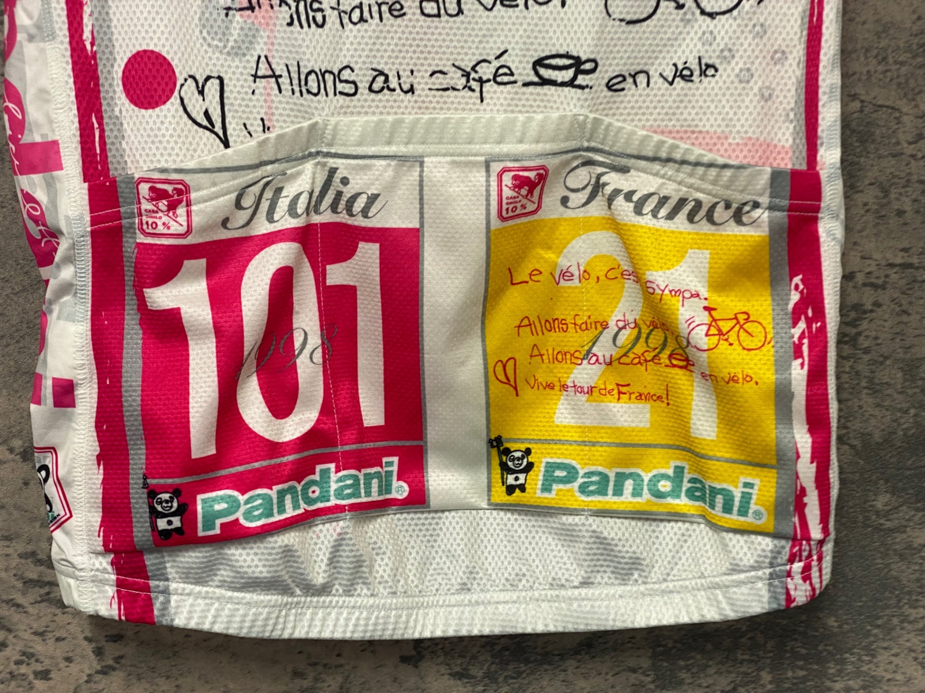 KK006 パンダーニ Pandani 半袖 サイクルジャージ 白 L – BICI AMORE
