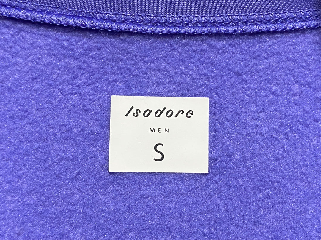 KS239 イザドア Isadore Alternative Eco Fleece Long Sleeve Jersey 長袖 サイクルジャージ 紫 S 裏起毛