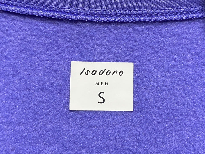 KS239 イザドア Isadore Alternative Eco Fleece Long Sleeve Jersey 長袖 サイクルジャージ 紫 S 裏起毛