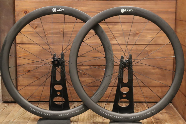 ルン LUN GRAPID700 FORTY-FIVE グラべル オールロード シマノ11S/12S 25C カーボン チューブレスレディ ホイールセット 【東京南麻布店】